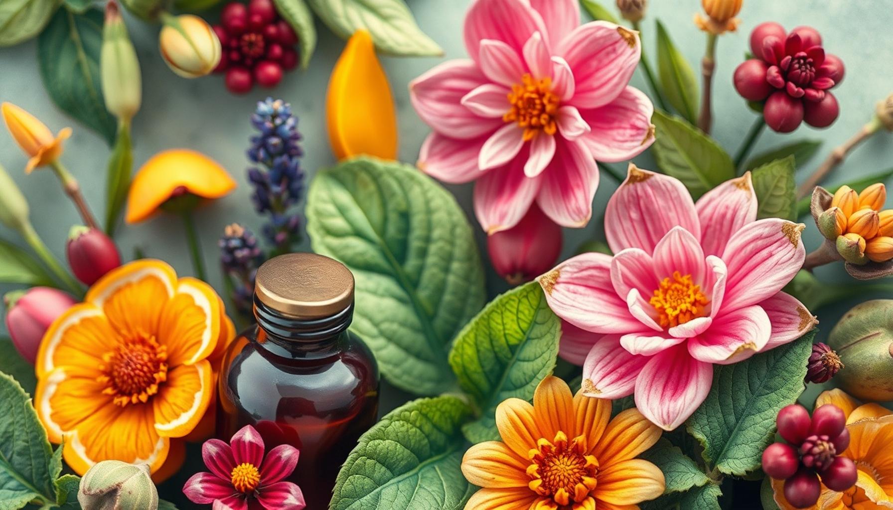 Analysis of natural ingredients: essential oils and botanical extracts in the fight against aging